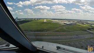 PilotCAM A340 into Washington Dulles [upl. by Kedezihclem]