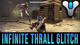 Destiny  Infinite Thrall Spawning Glitch Thrall Farming [upl. by Adliwa]