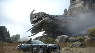 Final Fantasy 15 Adamantoise Boss Fight 1080p 60fps [upl. by Loram]