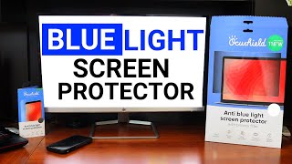 Best Anti Blue Light Screen Protector Blue Light Filter for PC Iphone Android and Ipad [upl. by Elleunamme]