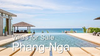 Villas For Sale Exquisite Beachfront Villa at Sava Villas Natai  PhuketNet Real Estate [upl. by Attelahs]