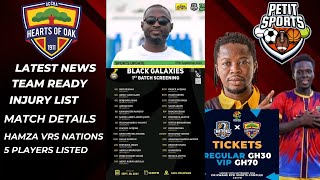 Nations FC Vrs Accra hearts of oak Match Details 🔥🔥 Injury List updated Social Media Comments 🤣😂 [upl. by Ginni]