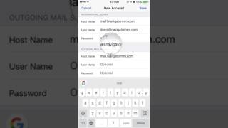 Email Setup on iPhone and iPad POP3 or IMAP [upl. by Ursas148]