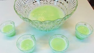 Bettys Lime Sherbet Punch New Years Eve Nonalcoholic [upl. by Doralynn]