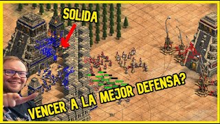 SE PUEDE VENCER ESTA DEFENSA DE ALGUNA MANERA AGE OF EMPIRES 2 [upl. by Eldwin]