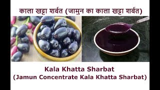 जामुन का काला खट्टा शर्बत  Jamun Concentrated Kala Khatta Sharbat  By Neha Ki Pakshala [upl. by Yared]