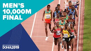 Mens 10000m Final  World Athletics Championships Doha 2019 [upl. by Grote]