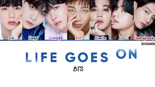 BTS 방탄소년단  Life Goes On  Kolay Okunuş [upl. by Wendt]