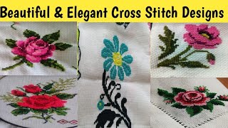 Beautiful amp Elegant Cross Stitch DesignsCross Stitch Designs cookncraftainment [upl. by Zaneski]