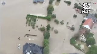 Massive floods hit Poland state of natural disaster delcared [upl. by Sib726]