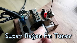 Super regen fm tuner라디오 [upl. by Os]