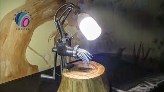 Table lamp from meat grinder [upl. by Gunar]