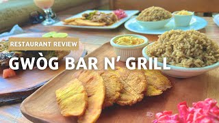 Haiti Restaurant Review Gwòg Bar n Grill Located in CapHaitien [upl. by Idorb386]