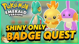 LIVE Pokemon Emerald SHINY ONLY Badge Quest shorts [upl. by Alodie]