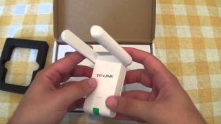 TPLINK TLWN822N 300Mbps Wireless N USB Adapter unboxing  mihalosgr [upl. by Vitoria]