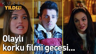 Korku Filmi Gecesi Kötü Bitti😲😳  Kuzey Yıldızı İlk Aşk [upl. by Atinnod374]