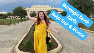 Messonghi Beach Hotel Corfu  Tour and Review  Spoiler Alert I Loved It [upl. by Greeson]