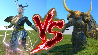 Miao Ying VS Archaon the Everchosen Total War Warhammer 3 [upl. by Atolrac379]