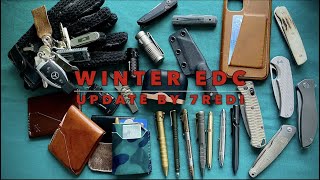 EDC Update Winter 2021  EDC Knife Pen Wallet Keychain Prybar Flashlight Car Multitool [upl. by Leba]