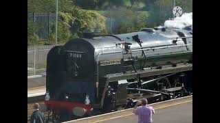 71000 duke of gloucester long whistle toot from 2012 [upl. by Anaujit]