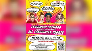 All Candidates Debate for the EsquimaltColwood Riding  October 2 2024 [upl. by Edas32]