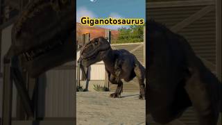 Released Giganotosaurus  Jurassic World Evolution 2 [upl. by Ylrebmik]