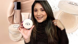 New Dior Forever Cushion Loose Powder First Impressions [upl. by Ahcarb]