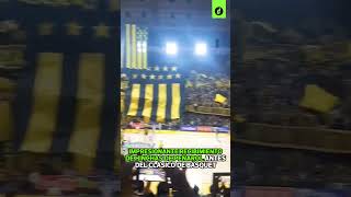 IMPRESIONANTE 😨 recibimiento de hinchas de PEÑAROL antes del CLÁSICO URUGUAYO en BÁSQUET  Depor [upl. by Heall]