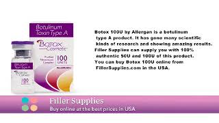 BOTOX 100U  Buy online in Filler Supplies USA [upl. by Onidranreb]