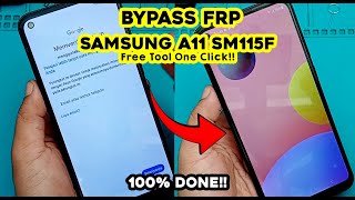 CARA BYPASS FRP SAMSUNG A11 SM115f Sekali klik OK [upl. by Luy708]