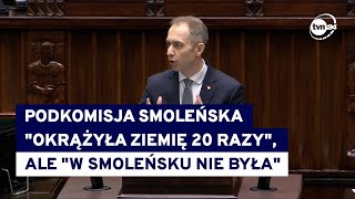 Kilometrówki i loty podkomisji smoleńskiej quotkosztowały polskiego podatnika ponad milion złotychquot [upl. by Ecylla]