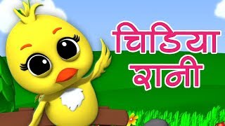 Chidiya Rani Badi Sayani  चिड़िया रानी  Hindi Nursery Rhymes  Hindi Balgeet  Baby Box India [upl. by Llerrat904]