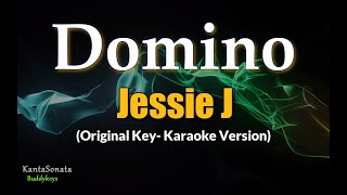 Domino Jessie J  ORIGINAL KEY Karaoke Version [upl. by Kaela]