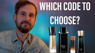 Armani Code VS Armani Code EDP VS Armani Code Profumo VS Armani Code Absolu VS Armani Code Parfum [upl. by Raye671]