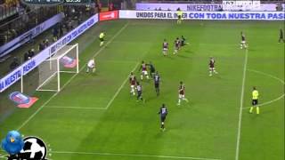 Palacios amazing backheel goal in derby vs Milan [upl. by Macfadyn]