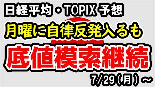 【日経平均・TOPIX】月曜日の上昇がそのまま続くのかは不透明、相場の転換シグナルをしっかり確認する必要性あり【週間日本株予想 2024729～】 [upl. by Larok958]