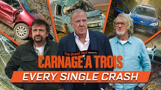 All of The Crashes From Carnage A Trois  The Grand Tour [upl. by Ellenehc121]