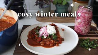 What I eat as a vegan in Winter ft AmandaDucks [upl. by Enilrad]