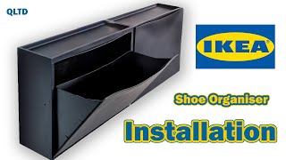 IKEA TRONES Shoe cabinetstorage Shoe organizer Installation and Review [upl. by Oned]