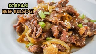 Resep bulgogi simpel dan enak  Korean Beef Bulgogi [upl. by Ailey]