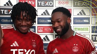 Supersubs Peter Ambrose and Shayden Morris speak after Aberdeen win against Dundee United [upl. by Bacchus]