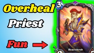 Over Heal Priest Deck Hearthstone Standard Titans [upl. by Nyllij]