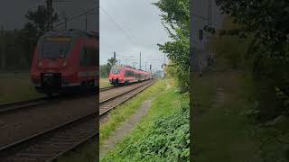 Bahnverkehr in Großenhain ein cottbusser Bahnhof dbregio vvo [upl. by Jobina]