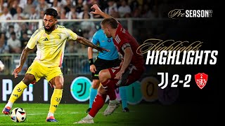 HIGHLIGHTS  JUVENTUS 22 BREST  Preseason Friendly [upl. by Yvonner]