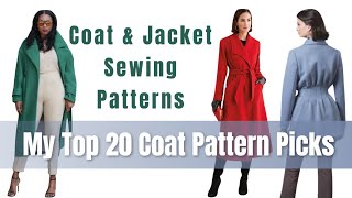 Top 20 Coat and Jacket Sewing Patterns [upl. by Ardnaeed]