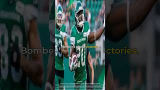 Intense CFL Matchup Saskatchewan Roughriders vs Winnipeg Blue Bombers [upl. by Llenor]