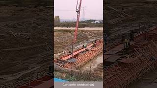 Concrete construction process relaxing satisfying concrete [upl. by Weisberg]