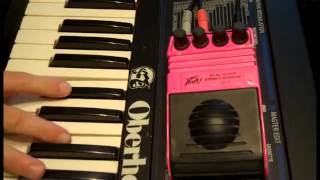 Peavey DSC4 Chorus Pedal Demo w A Synthesizer 2 [upl. by Stavro]