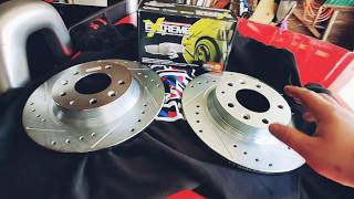 NC Miata  Installing PowerStop Z26 Performance Pads And Rotors [upl. by Ashti484]