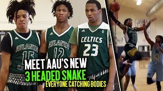 Meet AAUs New BIG 3 The Atlanta Celtics are COMPLETELY UNFAIR AAU Super Team DUNKS EVERYTHING [upl. by Enyahs]